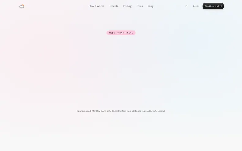 Screenshot of the Sundream Studio homepage