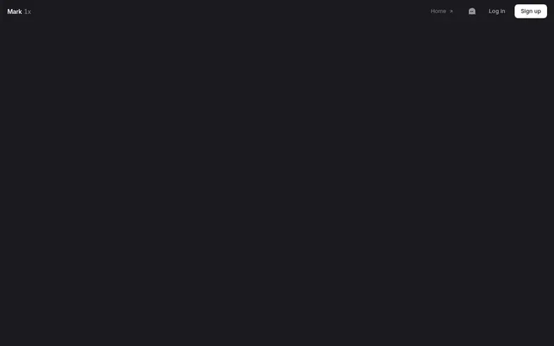 Screenshot of the Saanora homepage