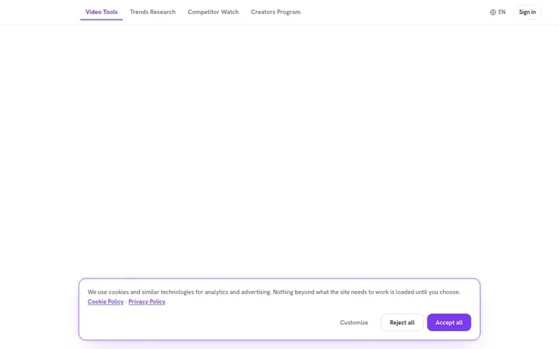 Screenshot of the ViralDrop homepage